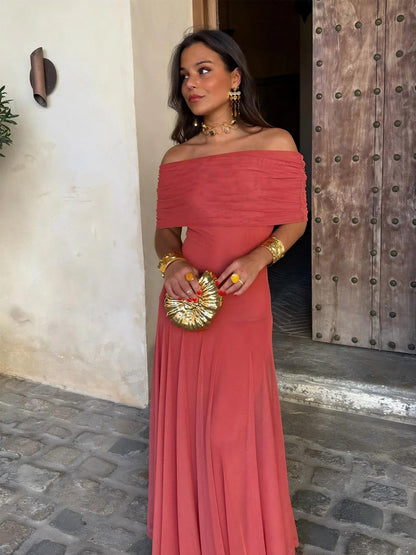 Edite - Off-Shoulder Maxi Dress