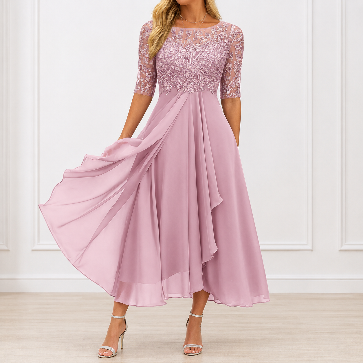Elodie - Flowing Floral Dress