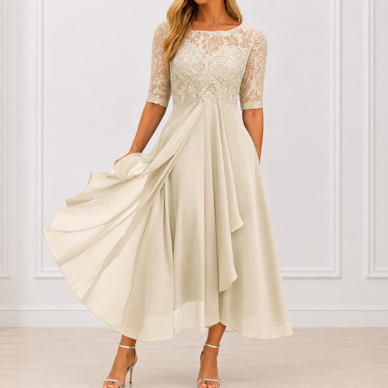 Elodie - Flowing Floral Dress