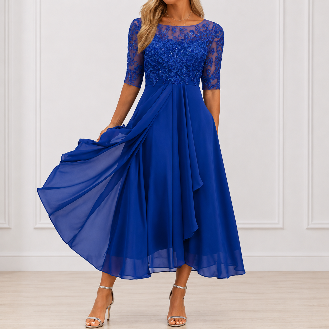 Elodie - Flowing Floral Dress