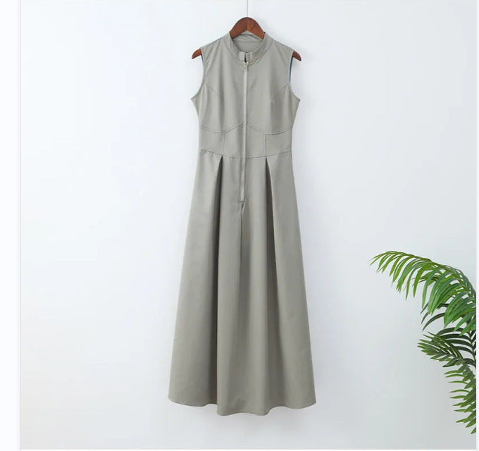 Felicia - Structured-Collar Maxi Dress