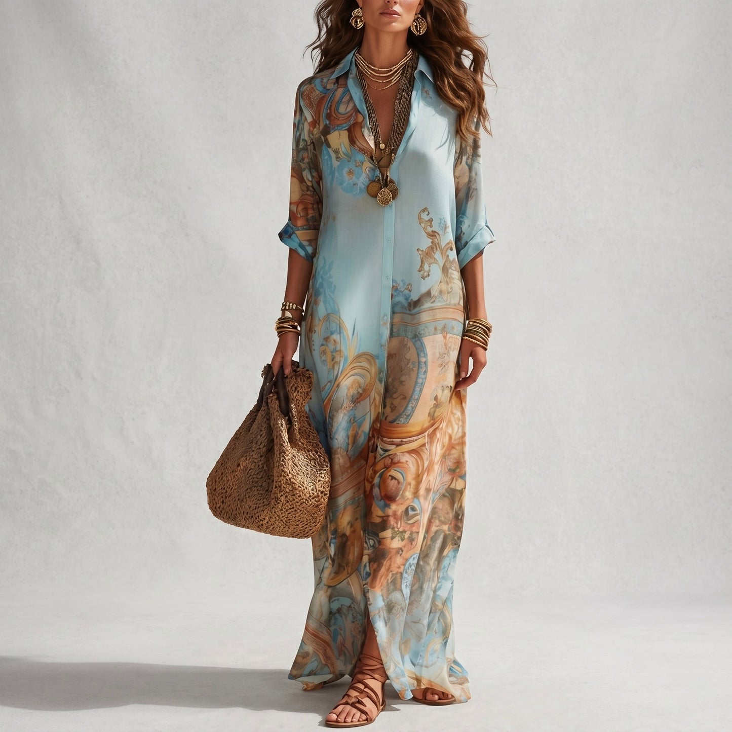 Liora - Airy Summer Maxi Dress