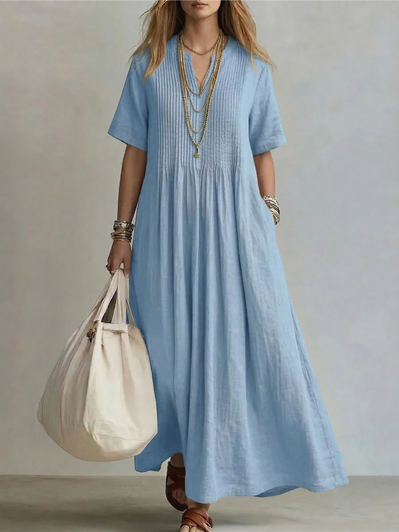 Gwen - Flowing Pleated Dress