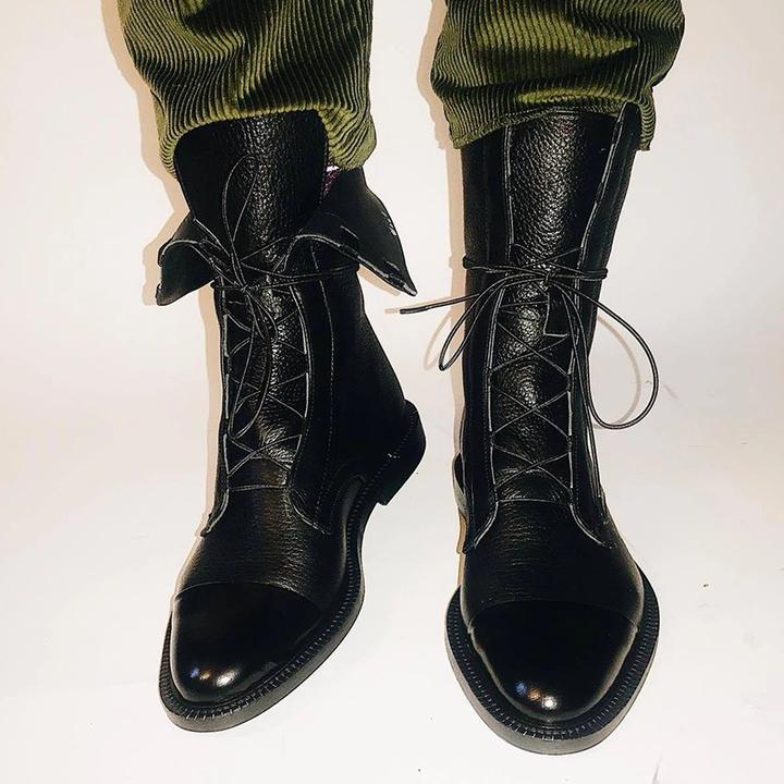 Harper - High Collar Boots