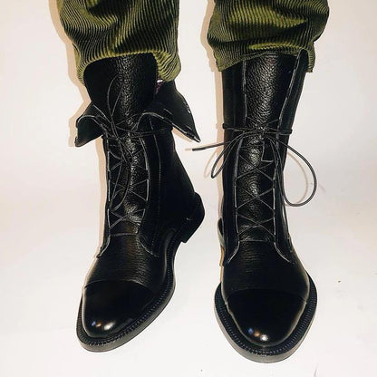 Harper - High Collar Boots