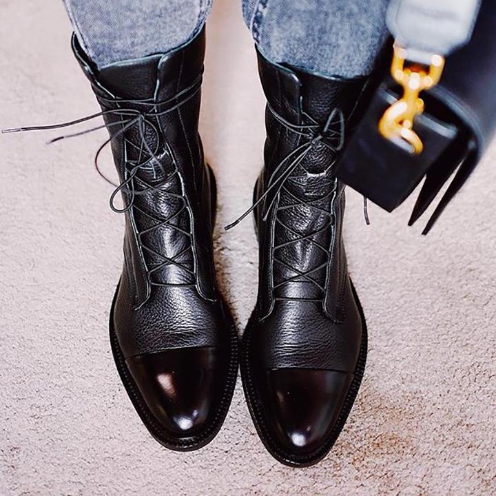 Harper - High Collar Boots