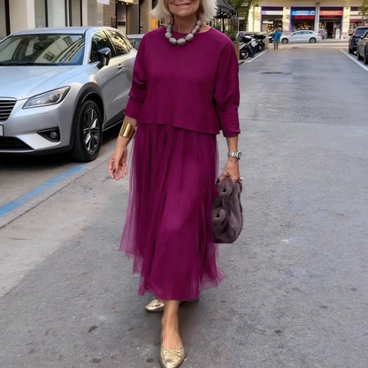 Hallie - Knit Top and Dress Set