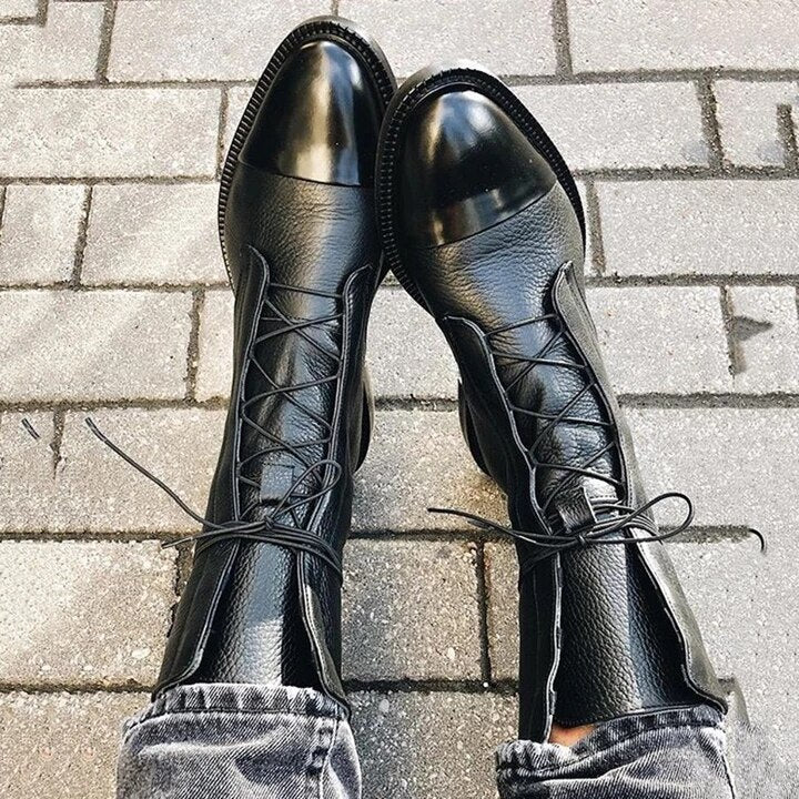 Harper - High Collar Boots