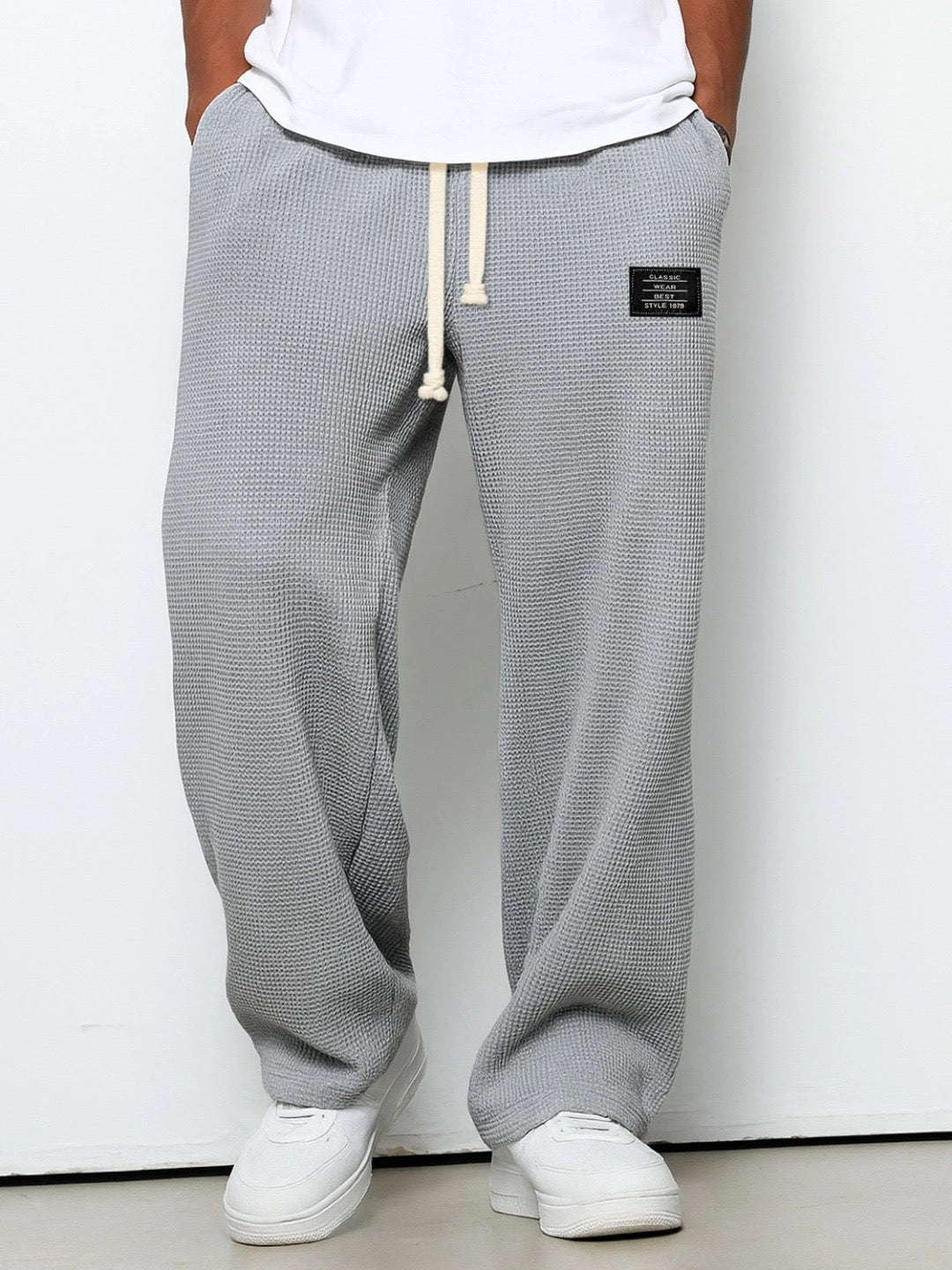 Marzio - Honeycomb Wide-Leg Trousers