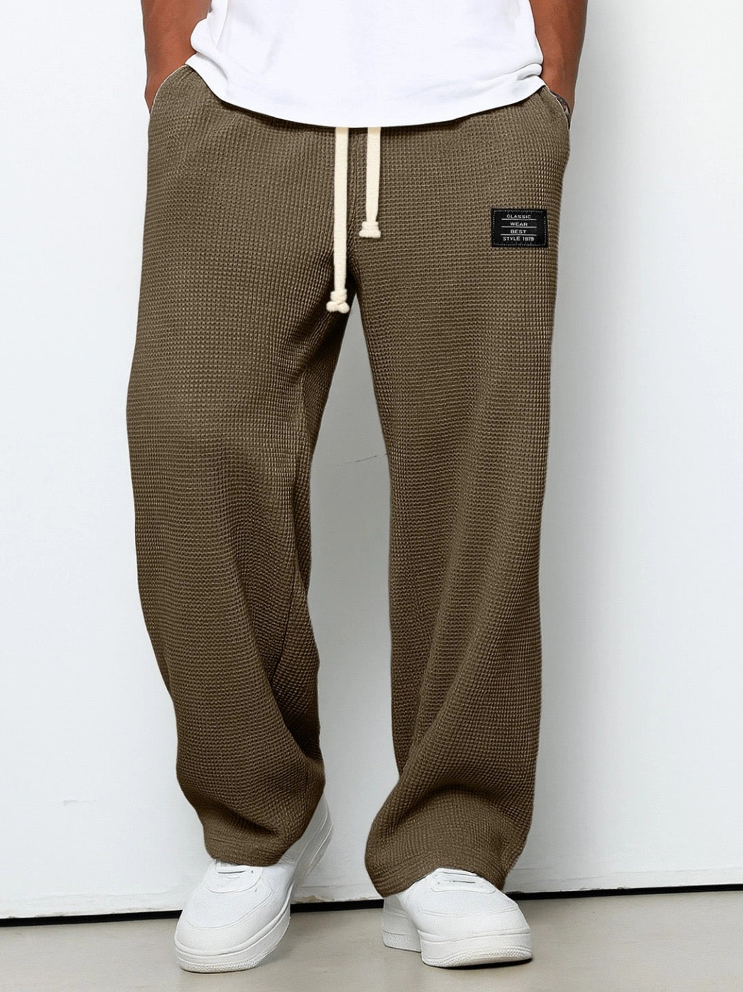 Marzio - Honeycomb Wide-Leg Trousers