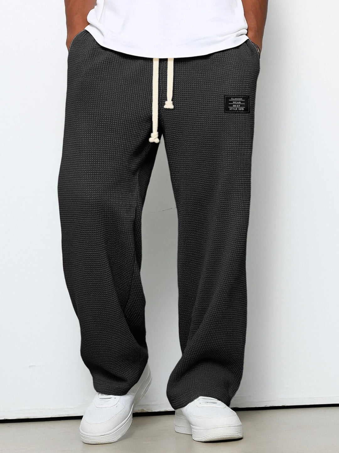 Valto - Drawstring Wide-Leg Trousers