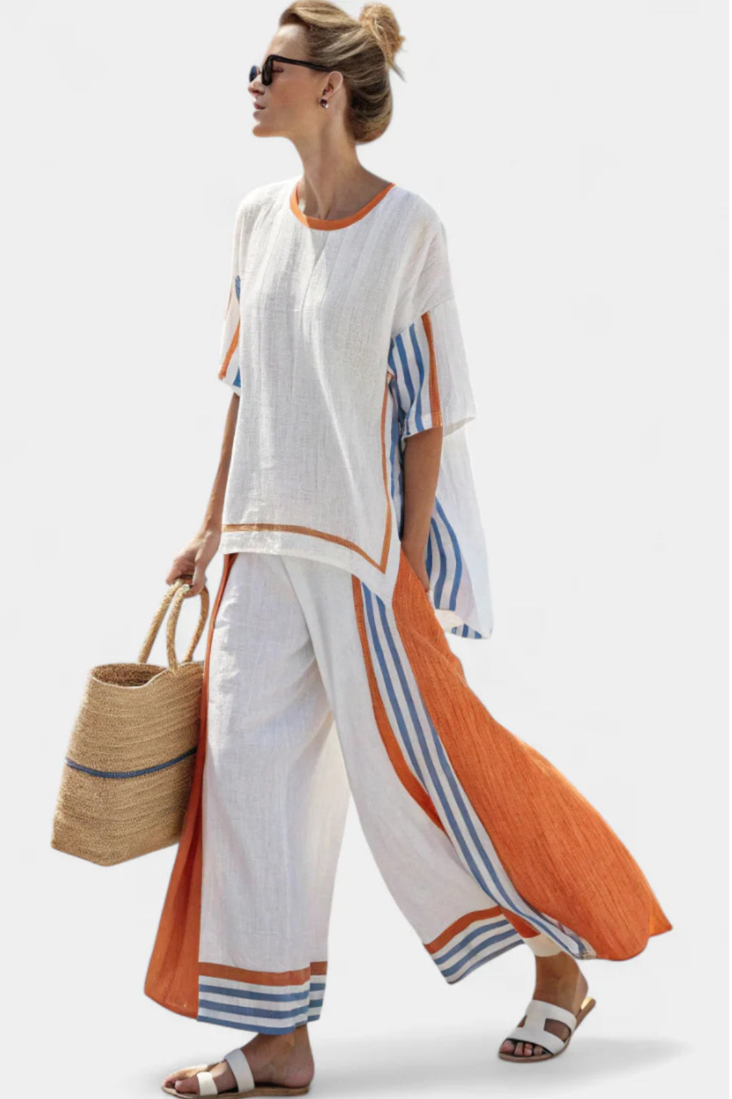 Vivanya - Striped Wide-Leg Co-ord