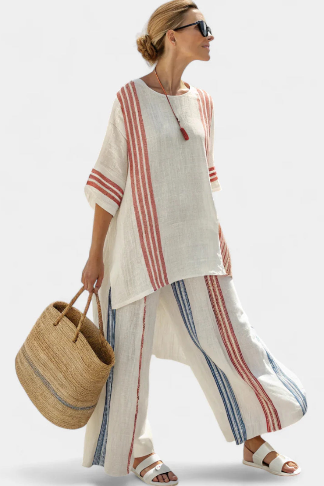 Vivanya - Striped Wide-Leg Co-ord