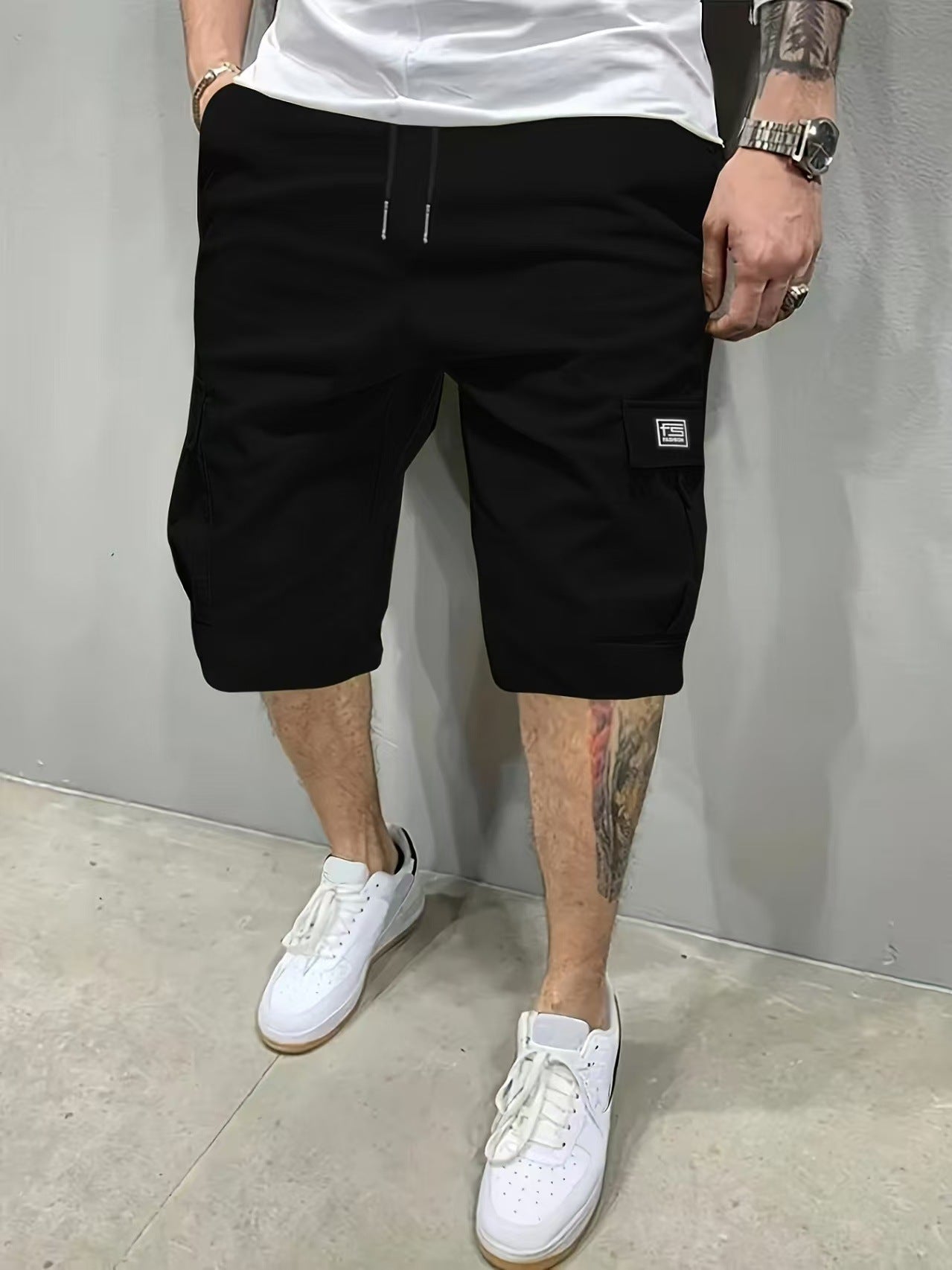 Ian - Drawstring Cargo Shorts
