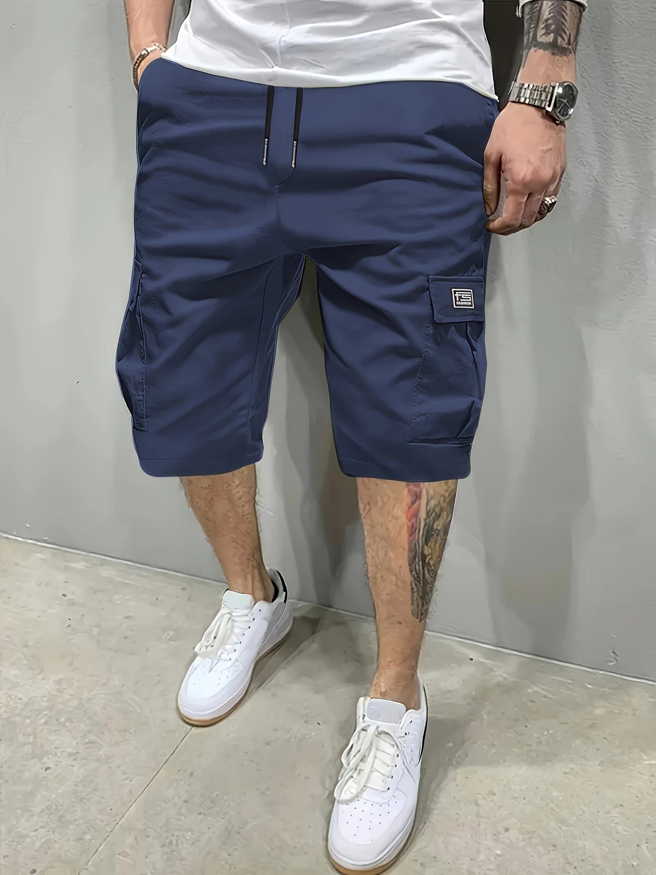 Ian - Drawstring Cargo Shorts