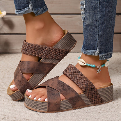 Jada - Contoured Leather Sandals