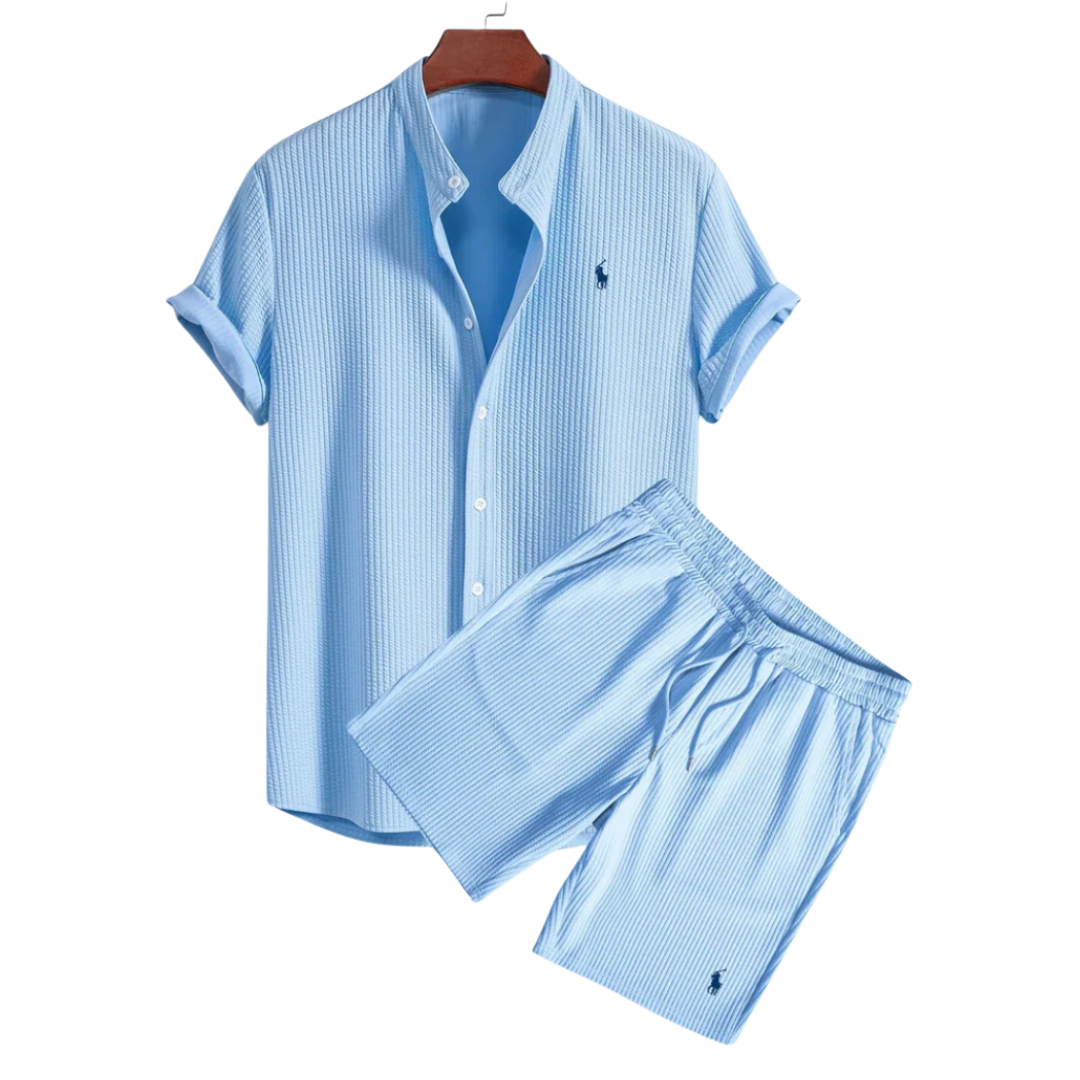 Jeremiah - Structured Shirt and Shorts Set