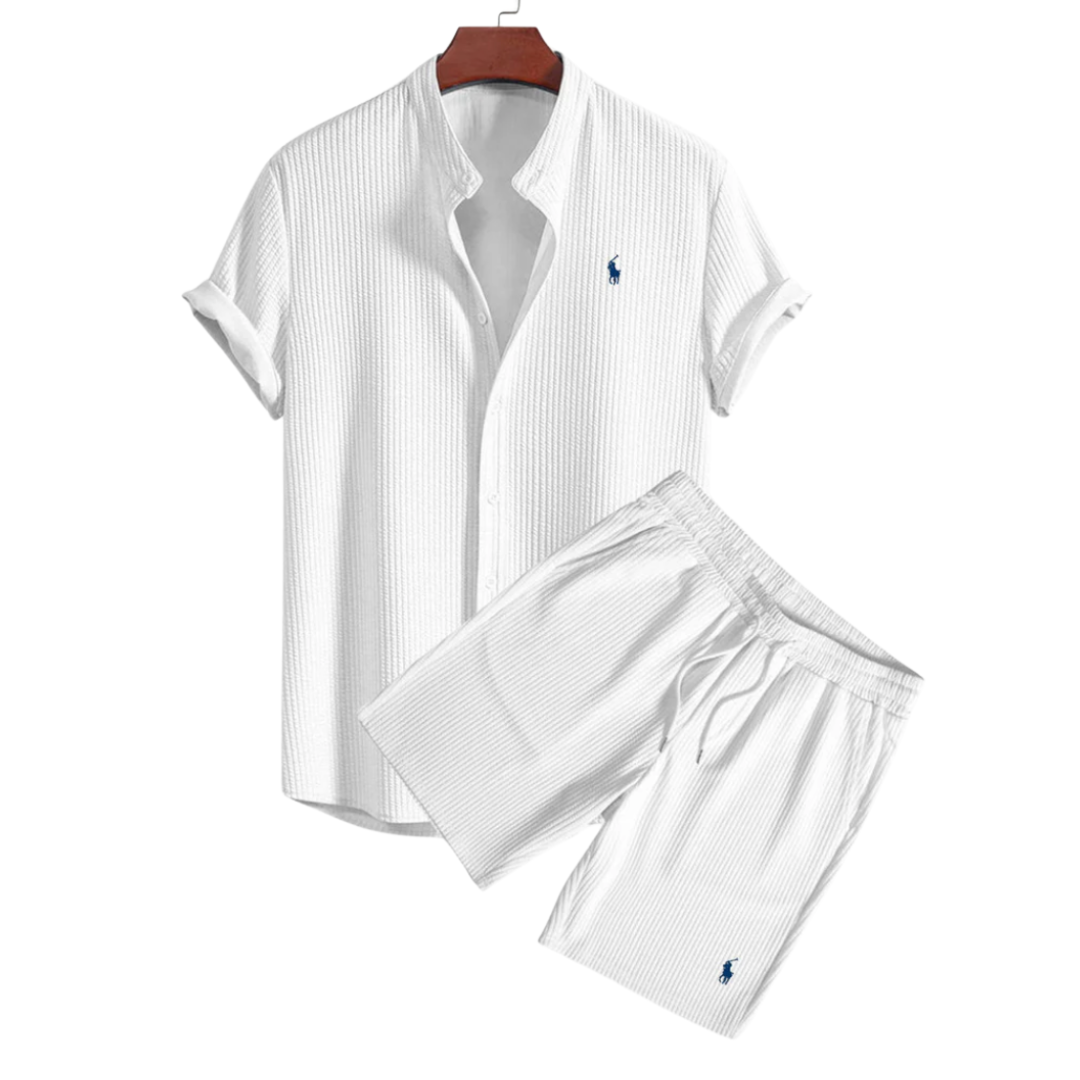Jeremiah - Structured Shirt and Shorts Set