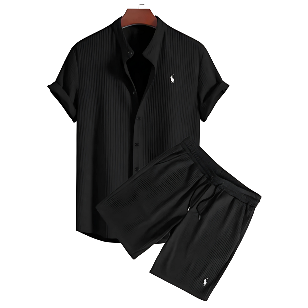 Jeremiah - Structured Shirt and Shorts Set