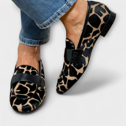 Leona - Leopard Print Slippers