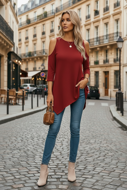 Lila - Italian Polystretch Top