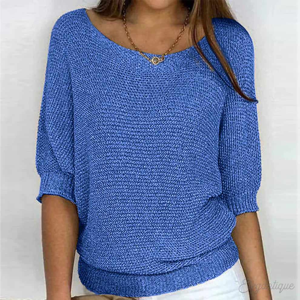 Luigia - Braided Knit Jumper