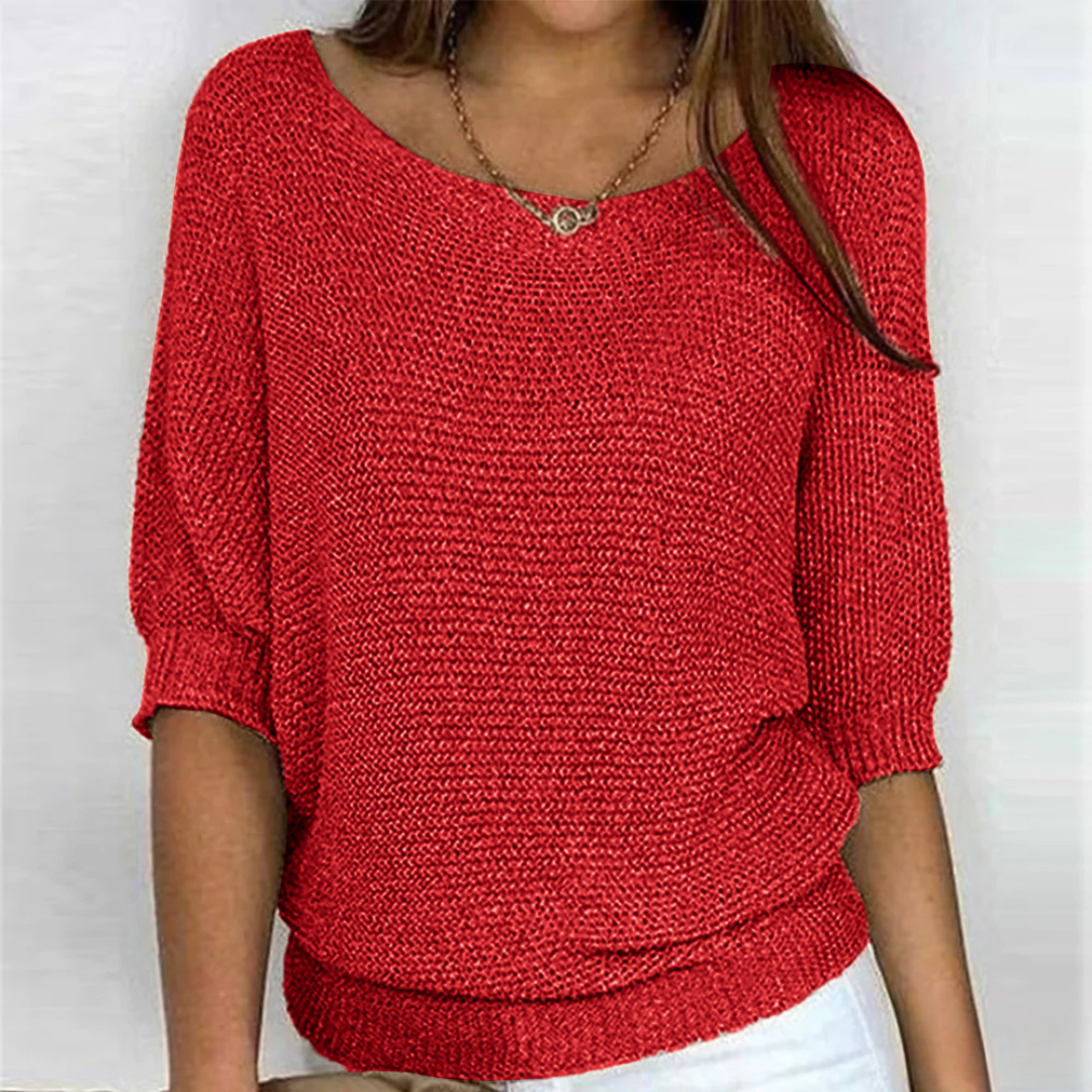 Luigia - Braided Knit Jumper