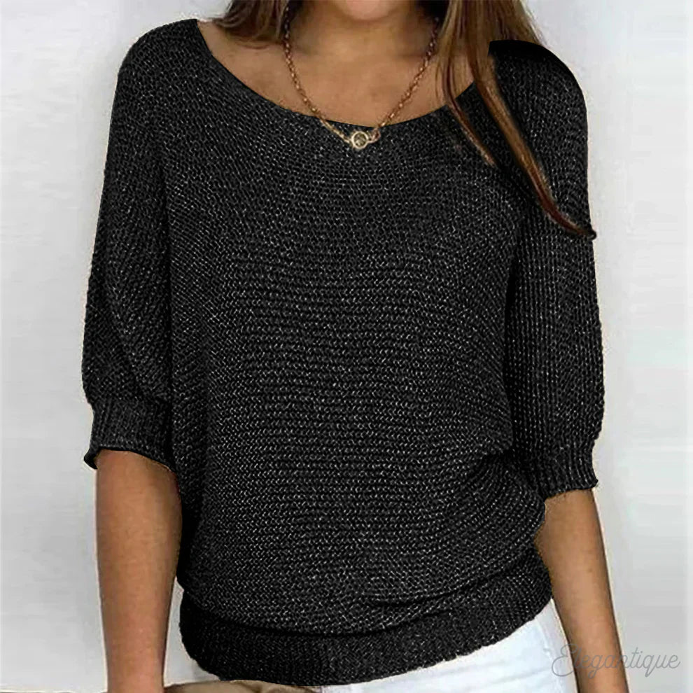 Luigia - Braided Knit Jumper