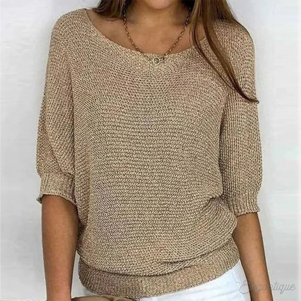 Luigia - Braided Knit Jumper
