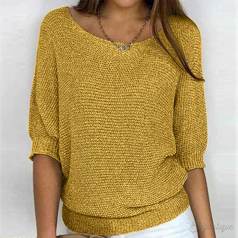 Luigia - Braided Knit Jumper