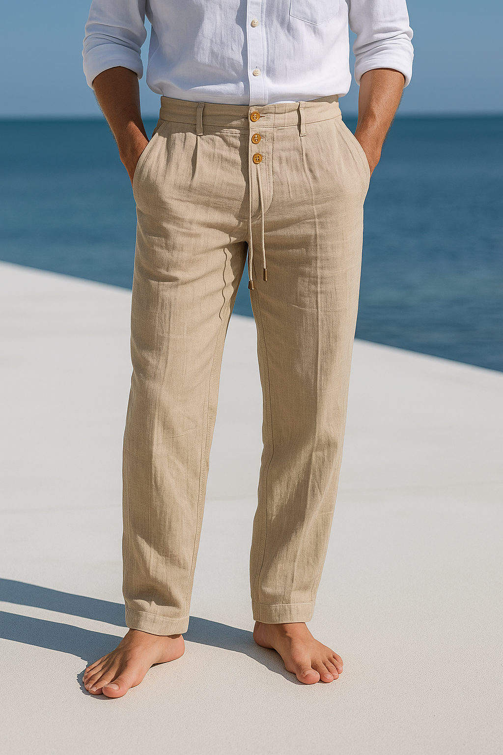 Matteo - Relaxed Linen Trousers