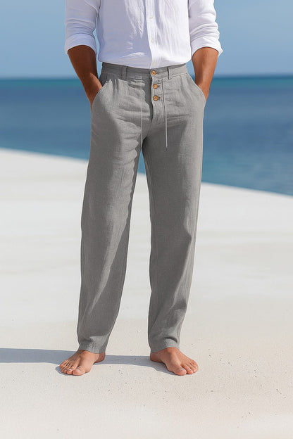 Matteo - Relaxed Linen Trousers
