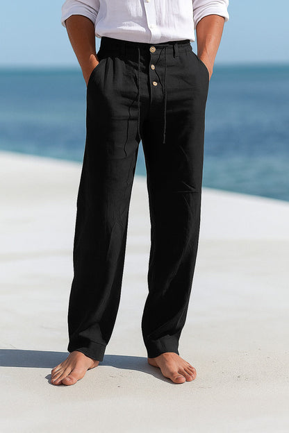 Matteo - Relaxed Linen Trousers