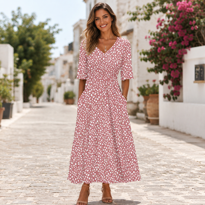 Minerva - Draped Midi Dress