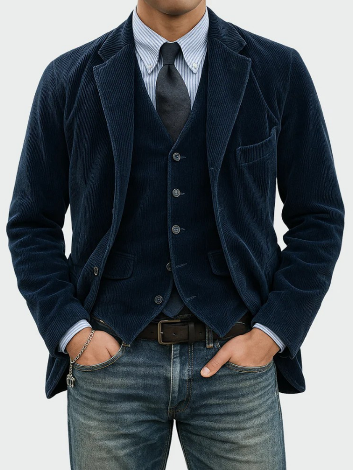 Modesto - Corduroy Blazer and Waistcoat