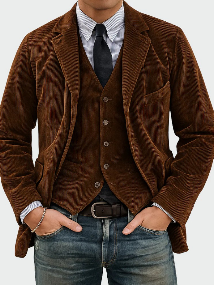 Modesto - Corduroy Blazer and Waistcoat