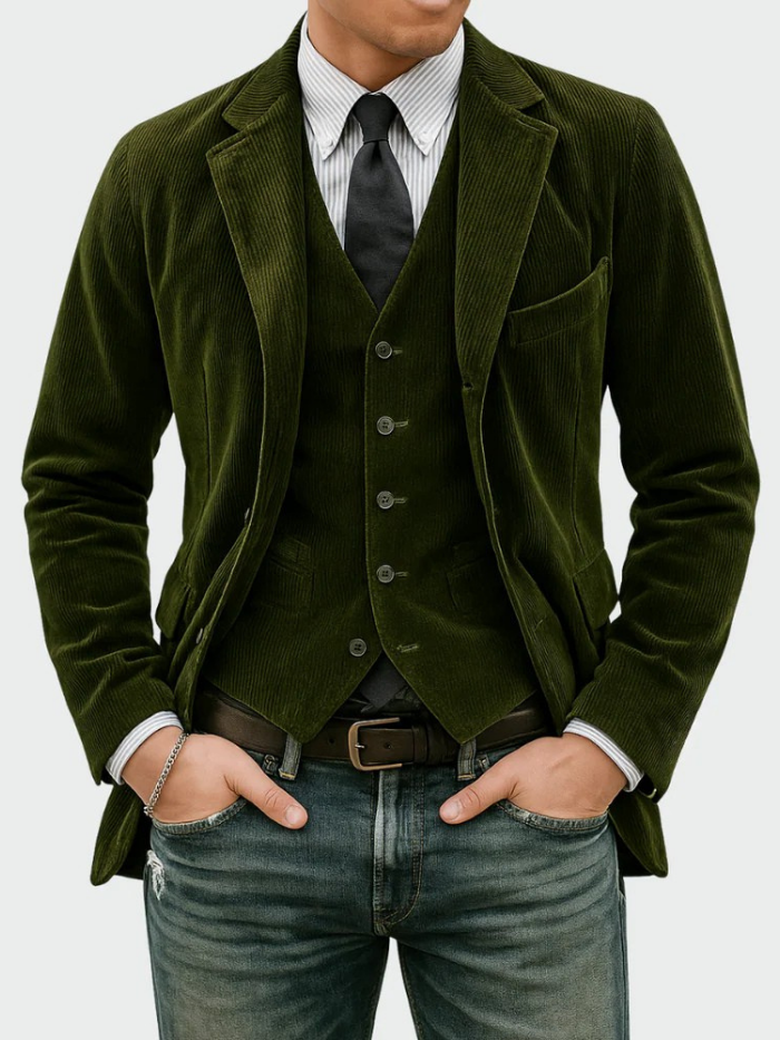 Modesto - Corduroy Blazer and Waistcoat