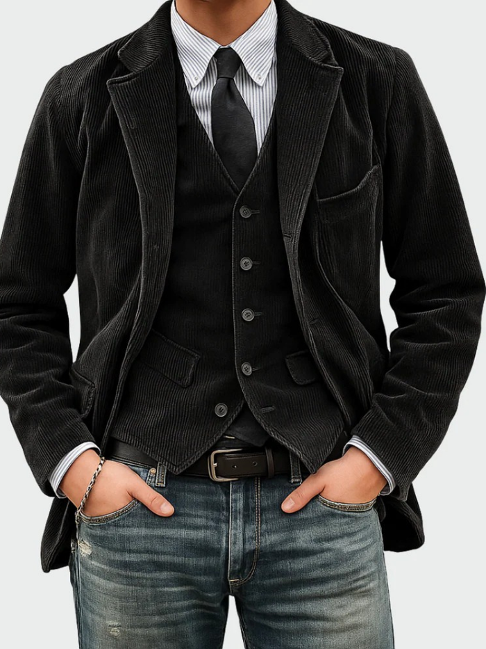 Modesto - Corduroy Blazer and Waistcoat