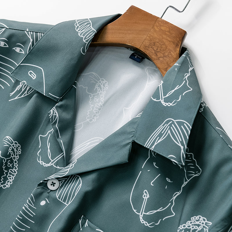 Blake - Cuban-Collar Resort Shirt