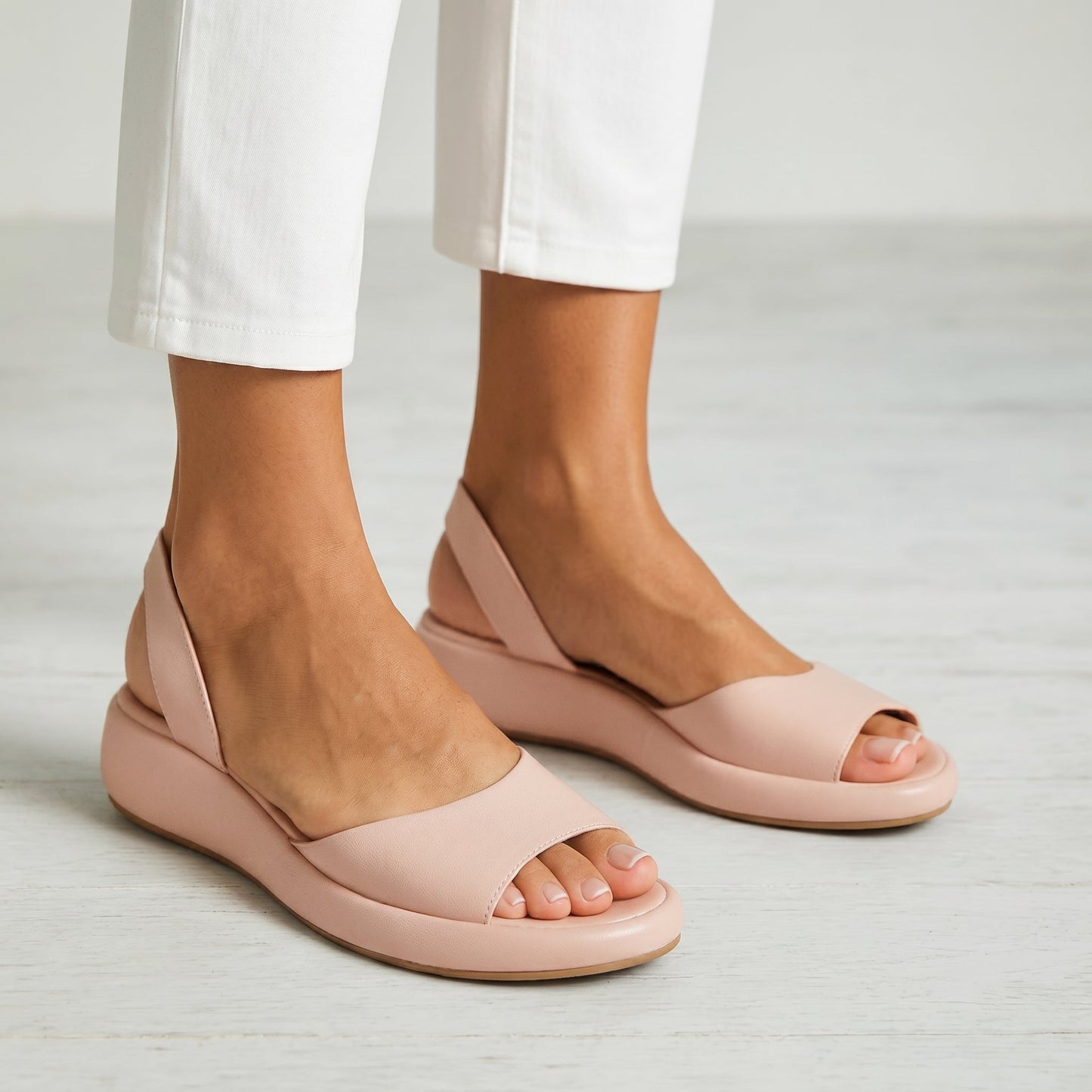 Elowen - Leather Platform Sandals