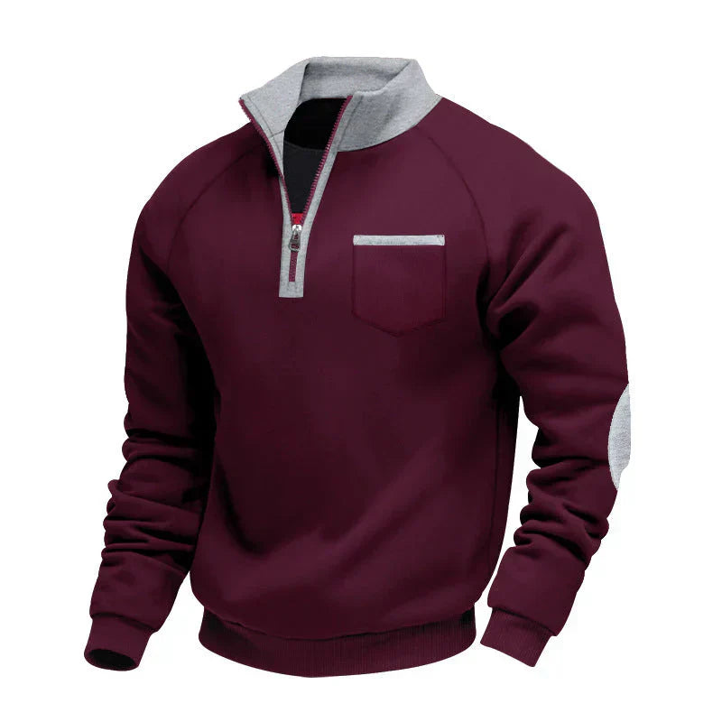 Rubin - Half-Zip Knit Jumper
