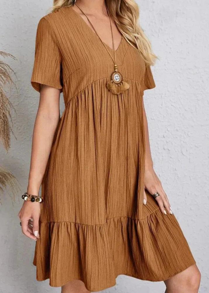 Solenne - Fluid Layered Dress