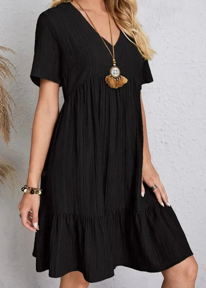 Solenne - Fluid Layered Dress