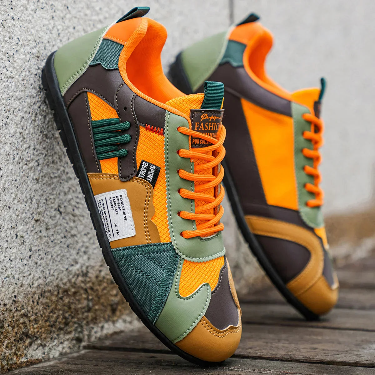 Rydell - Retro Colourblock Trainers