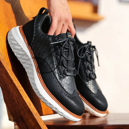 Harvey - Breathable Leather Sneakers