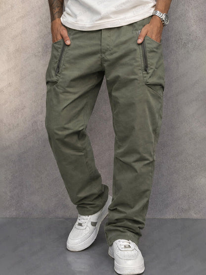 Cedric - Slim Cotton Cargo Trousers