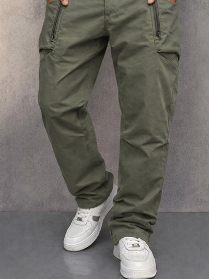 Cedric - Slim Cotton Cargo Trousers