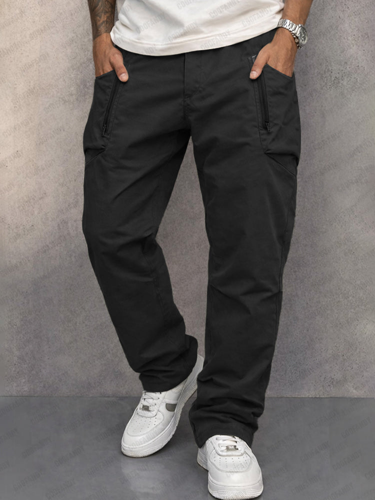 Cedric - Slim Cotton Cargo Trousers