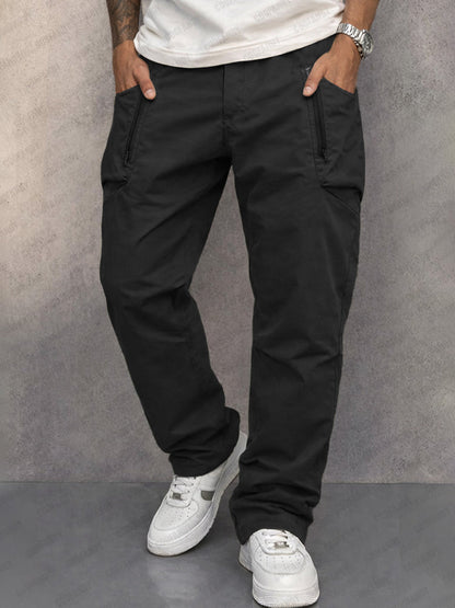 Cedric - Slim Cotton Cargo Trousers