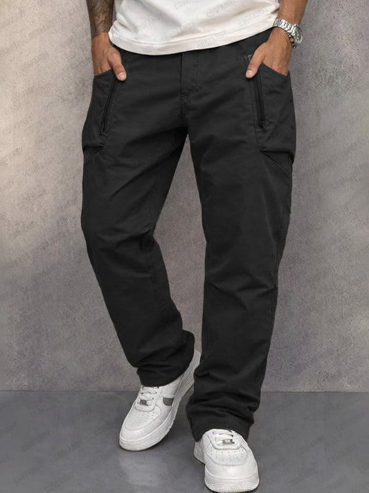 Cedric - Slim Cotton Cargo Trousers